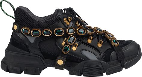 black gucci flashtrek|gucci flashtrek with crystals white.